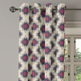 thumbnail image 2 of Ambesonne Colorful Grommet Curtain, Folk Mystic, 50" x 96", Multicolor, 2 of 6
