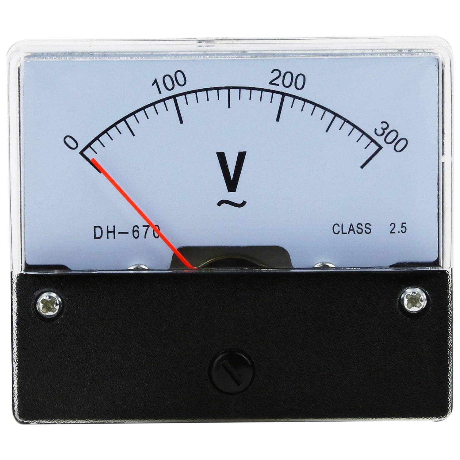Analog Panel Volt Voltage Meter Voltmeter Gauge DH-670 0-300V AC 