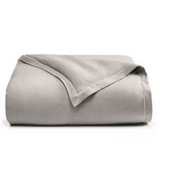 Hotel Collection Linen/Modal Blend Duvet Cover, Full/Queen