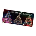 thumbnail image 3 of AMLESO Christmas Floor Mat Living Room Area Carpet Rug 47x16inch Holiday Trees, 3 of 7