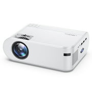 Yaber Buffalo U2 HIFI Stereo Projector with 720P Resolution, WiFi Wireless Screen Mirroring, Zoom Function, Portable Home & Outdoor Projector,White