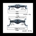 thumbnail image 4 of Carcasa de Eje de Portal Delantero y Trasero de Metal para Axial UTB18 Capra 1/18 RC Crawler Car Upgrades Parts, Silver, 4 of 5