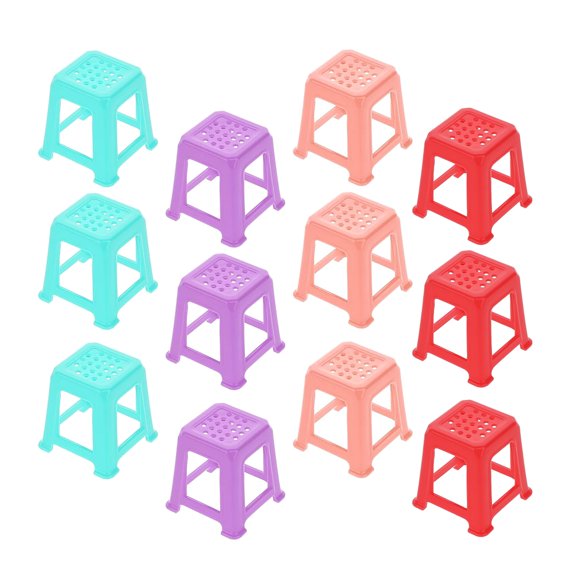 Masteelf  12 Pcs Student Stools for Classroom Paint Canvas Stand Improvement