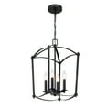thumbnail image 6 of 4-Light 12.01-in Matte Black Pendant Light for Kitchen, Living Room, Dining Room, 6 of 10