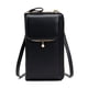 thumbnail image 1 of Hukapapa, nueva moda, bolso para teléfono móvil que combina con todo, llavero, bandolera, monedero, negro, 1 of 5