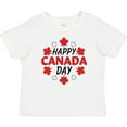 thumbnail image 3 of Inktastic Happy Canada Day- Maple Leaf Circle Boys or Girls Baby T-Shirt, 3 of 5