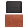 thumbnail image 5 of 1 Set Steak Plate Griddle Pan Steak Pan Steak Frying Pan Dual Handle Steak Pan with Wooden Base, 5 of 5
