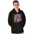 thumbnail image 4 of Retro Days of Thunder Movie Racecar Hoodie Hooded Sweatshirt Men Brisco Brands X, 4 of 6