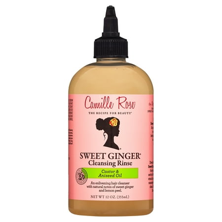 Camille Rose Sweet Ginger Cleanse & Refresh All Ages Cleansing Rinse with Ginger Root & Aniseed Oil, 12oz