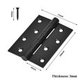 thumbnail image 2 of 3 Packs Charnière de Porte à Billes 4 Pouces Charnières Pliantes en Acier Inoxydable, 2 of 5