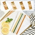 thumbnail image 7 of Reusable Silicone Straws,Curved Eco Drinking Tubes, Colorful Juice/Milk Accessories, Dishwasher Safe, 7 of 7