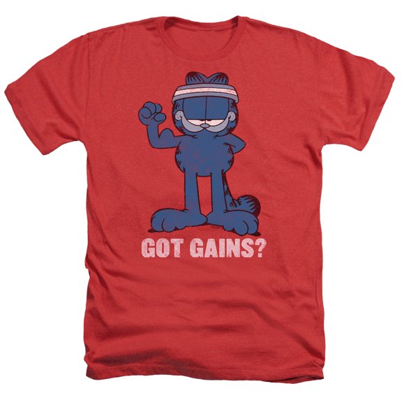 Garfield - Got Gains - Heather Short Sleeve Shirt - XX-Large