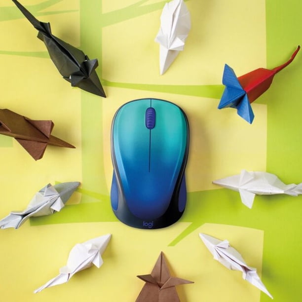 Logitech M317c Limited Edition Optical USB Wireless Mouse, Aurora