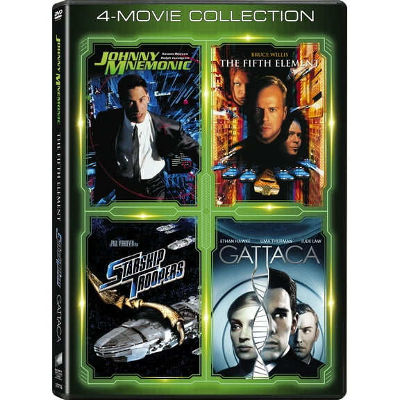 Johnny Mnemonic / The Fifth Element / Starship Troopers / Gattaca (DVD Sony Pictures)
