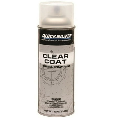Mercury Quicksilver Quicksilver OEM Spray Paint Clear Coat 12oz Can (Best Auto Clear Coat)