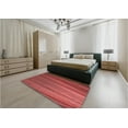 thumbnail image 5 of Ahgly Company Machine Washable Indoor Rectangle Transitional Red Area Rugs, 6' x 9', 5 of 7