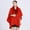 Red, variant on Ladies Autumn Winter Imitation Collar Hooded Shawl Cape Ladies Woolen Coat Large Size Cardigan Dress for Women Winter Wraps for Women Warm Wrap Shawl Coat for Women with Hood Beaded Shawl Wrap Shawl