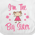 thumbnail image 4 of Inktastic The Big Sister Girls Baby Bib, 4 of 4