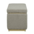 thumbnail image 6 of Linon Elta Rectangle Storage Ottoman, Light Gray, 6 of 12