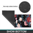 thumbnail image 6 of Pioneer Flower Floral Print Pattern Kitchen Rugs Sets Of 2,Anti Fatigue Kitchen Mat Rugs Non Slip Washable,Decorative Kitchen Floor Mats for Kitchen,Sink,Laundry,17"x30"+17"x47", 6 of 7
