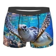 thumbnail image 5 of Uemuo Sea Turtle Swims Pattern Men's Boxer Briefs,Trunk Anti-Chafing,Comfortable, Durable, and Stylish Underwear-Large, 5 of 9