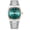 Rose green surface steel band, variant on Men's luxury steel band quartz watch, essential for business elites, ultra-thin design, precise timekeeping, fashionable and trendy men's wristwatch