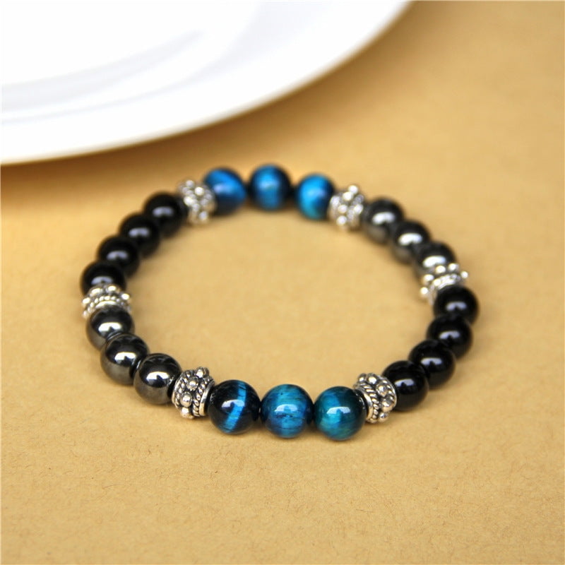 Crystal Zodiac Bracelet For Men And Women Animal Tiger Jewelry Royal Blue Yellow Golden Sun Tiger Fashion Blue