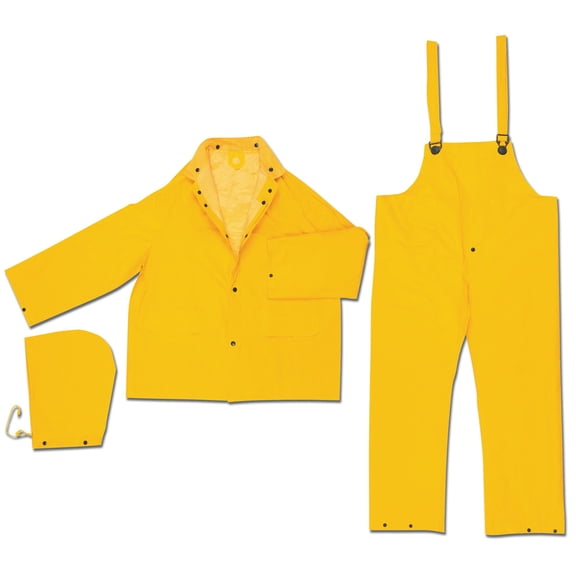 River City Classic Plus Rain Suit 3 Piece 35mm PVC Yellow S