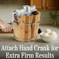 thumbnail image 6 of Classic Cuisine 4Qt Old Fashioned Electric Ice Cream Maker Machine, 6 of 8