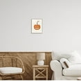 thumbnail image 2 of Stupell Industries Happy Jack-o-Lantern Smile Graphic Art Gray Framed Art Print Wall Art, Design by Taylor Shannon Designs, 2 of 7