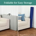thumbnail image 4 of Best Choice Products 10ftx4ftx2in Folding Gym Mat 4-Panel w/ Carrying Handles & Folding Balance Beam - Gray, 4 of 9