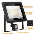 thumbnail image 2 of 30W 50W 100W Led Flood Light With Adjustable PIR Sensor SMD 2835 Floodlights Outdoor Lighting For Street Square ,Easy to Install, 2 of 6