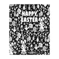 thumbnail image 1 of ERK 1Pcs Easter DIY Colored Blanket An Art And Craft Colored Blanket Featuring Patterns Of Rabbits/eggs/sheep Washable Blanket Suitable For Easter And Family Activities., 1 of 5