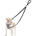 thumbnail image 2 of Two Point Control  Leash, Works with No Pull Harnesses, No Tangle  Leashes, Soft Padded and Reflective Walking Lead, Converts to Single Lead for Medium Large Dogs (Black), 2 of 7