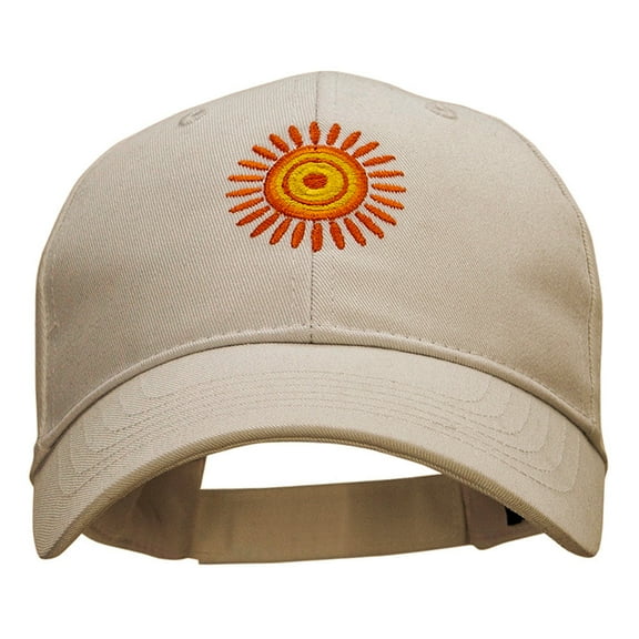 Rayos de Sol Embroidered Low Profile PET Spun Cap - Khaki OSFM