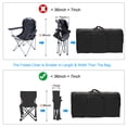 thumbnail image 5 of Uxcell 35x9.8x19" Camp Chair Replacement Bag Extra Large Waterproof Storage Bag Black, 5 of 7