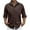 Coffee, variant on Mens Sweatshirt Under $10 Men's Casual Button Down Shirts Long Sleeve Textured Wrinkle Free Untucked Shirt with Pocket Slim Fit Business Office Shirts
