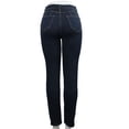 thumbnail image 5 of Women’s High Rise Straight Leg Jeans Modern Stretch Pants Casual Office Trousers, 5 of 5