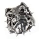 thumbnail image 2 of 3D Furious Dog Hombre Hebilla de Cinturón Cabeza de Toro Vaquero Occidental Americano, 2 of 4
