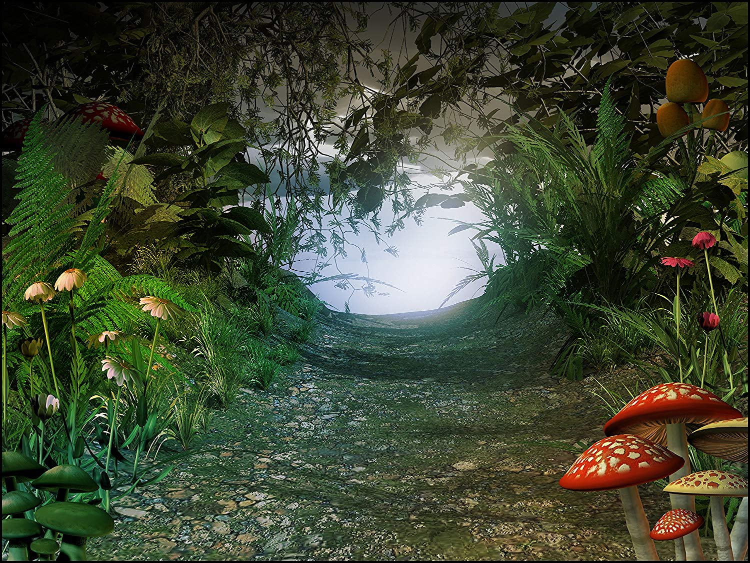 ABPHOTO 5x7ft Spring Photography Backdrop Magic Passage in ...