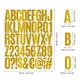 thumbnail image 5 of FELTECHELECTR 8 hojas de pegatinas del alfabeto, pegatinas de letras, pegatinas de números, calcomanías de letras, letras adhesivas para álbumes de recortes, botellas y aulas., 5 of 6