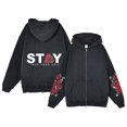 thumbnail image 4 of Sudadera con capucha Y2K Rose para hombre y mujer, suéter de gran tamaño, estilo gótico, Hip Hop, Harajuku, gráfico Vintage, chaqueta holgada, Tops, 4 of 4