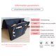 thumbnail image 5 of Bolso De Noche De Fieltro Durable Múltiples Compartimentos Organizador De Cabecera De Fieltro Kearding HA023938-03, 5 of 5