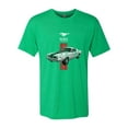 thumbnail image 2 of Wild Bobby, Ford Mustang 50 Years, Cars and Trucks, Men Premium Tri Blend Tee, Envy, Small, 2 of 4