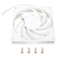 thumbnail image 1 of F140 Computer CPU Cool Cooling Fan 14cm Low Noise Desktop Cooler FanWhite, 1 of 5