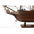 thumbnail image 4 of Maqueta de barco HMS Sovereign, artesanía antigua y moderna, 51 x 18 x 49 cm, 4 of 9