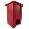 thumbnail image 2 of Rubbermaid Commercial 12 Gallon Legacy Step-On Trash Can, Red, 2 of 6