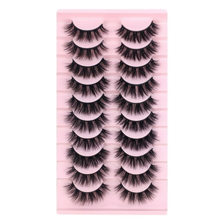 Herrnalise Puffy  Thick  Slender  Ultra-soft 3D Curling Multi-layer Three-dimensional False Eyelashes  10 Pairs False Eyelashes for Beginners Puffy  Thick  Slender  Ultra-soft 3D Curling Multi-layer Three-dimensional False Eyelashes  10 Pairs Features: Make your eyes look brighter  prettier and more attractive  suitable for parties and everyday use. Completely handmade  soft and comfortable.Can be used multiple times if used and disassembled properly. 20 false eyelashes  10 pairs  natural style  easy to use  comfortable to wear. Volumizing and thickening lashes makes them look more curly. Beautifully designed  easy to use  comfortable to wear  make your eyes look bright and attractive. Product Description: Product name:False Lashes Quantity: 10 pairs Shelf Life:3 Years Package Included： 1 x Boxed false eyelashes（10 pairs） Fake Eyelashes Natural  False Eyelashes for Beginners  Fake Eyelashes on Clearance  Fake Eyelashes Natural Look  Natural Looking Fake Eyelashes  False Eyelashes on Sale.