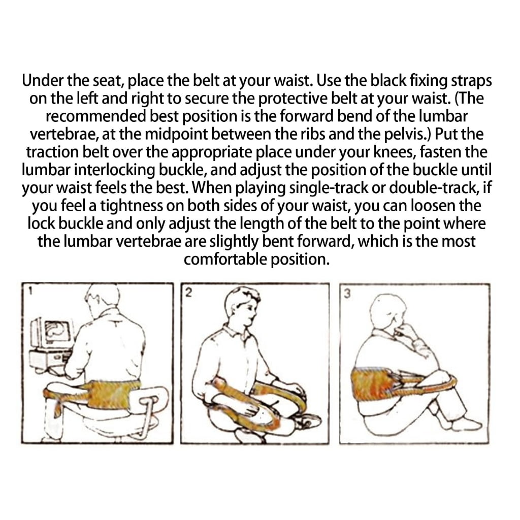 Flexible Postures Correction Belt Durability Fitness Belt Lower Back Belt