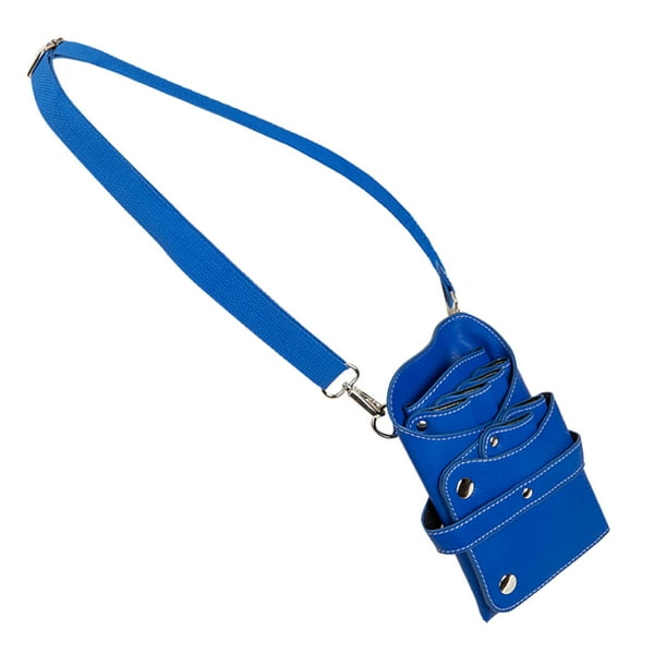 Tijeras Peluquería Riñonera Portátil Peluquero Funda Cuero PU